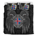 Ligerking Bedding Set - Iceland Viking Raven Bedding Set A95