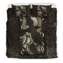 Ligerking Bedding Set - Viking Raven Celtic Sun and Moon Bedding Set A35