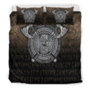 Ligerking Bedding Set -Fenrir Viking Shield Bedding Set A7