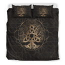 Ligerking Bedding Set - Tree of Life Yggdrasil with Triquetra Bedding Set A7