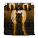Ligerking Bedding Set - Fenrir Viking Wolf - Gold Version Bedding Set A7