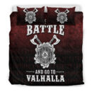 Ligerking Bedding Set -Die in Battle and Go To Valhalla Bedding Set A7