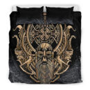 Ligerking Bedding Set - Celtic Odin Axe Viking Bedding Set A95
