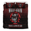 Ligerking Bedding Set - Better To Be A Wolf Of Odin Than A Lamb Of God Bedding Set A7
