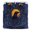 Ligerking Bedding Set - Raven Celtic Yggdrasil and Runes Bedding Set A35