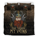 Ligerking Bedding Set - Viking Blood Run Through My Veins Bedding Set A7