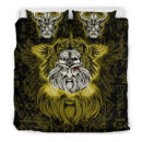 Ligerking Bedding Set -Viking Odin Gold Bedding Set A95