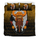 Ligerking Bedding Set - Viking God Odin Raven Bedding Set A7