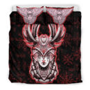 Ligerking Bedding Set - Viking Valkyrie Red Bedding Set A95