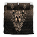 Ligerking Bedding Set - The Armor Of Viking - Gold Version Bedding Set A7