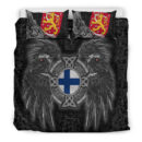 Ligerking Bedding Set - Finland Viking Raven Bedding Set A95
