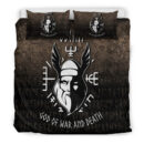 Ligerking Bedding Set - Odin God Of War And Death Bedding Set A7