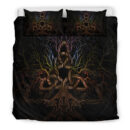 Ligerking Bedding Set - Colorful Tree of Life With Triquetra Bedding Set A7