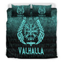 Ligerking Bedding Set - Victory or Valhalla - Cyan Version Bedding Set A7