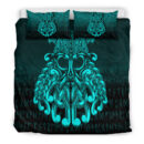 Ligerking Bedding Set - Vikings Odin Valhalla - Cyan Version Bedding Set A7