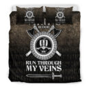Ligerking Bedding Set - Viking Blood Run Through My Veins Bedding Set A7