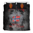 Ligerking Bedding Set - Viking Norway Drakka Scandinavian Bedding Set A31