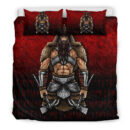 Ligerking Bedding Set - Berserker Viking Warrior Valhalla Bedding Set A7