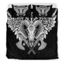 Ligerking Bedding Set - Ram Skull Bedding Set A35