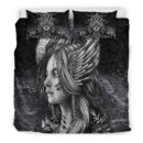 Ligerking Bedding Set - Valkyries Sad Viking Bedding Set A95