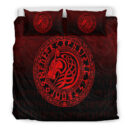 Ligerking Bedding Set - Viking Wolf - Red Version Bedding Set A7