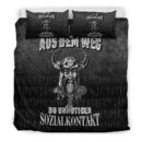 Ligerking Bedding Set - Geh mir aus dem Weg du unnotiger Sozialkontakt Bedding Set A7