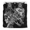 Ligerking Bedding Set - Valkyries And Bear Raven Tree Cletic Bedding Set A95