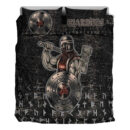 Ligerking Bedding Set - Viking Warriros Brush Style Bedding Set A35
