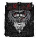 Ligerking Bedding Set - God Odin and His Raven Bedding Set A94