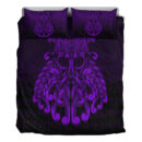 Ligerking Bedding Set - Vikings Odin Valhalla - Purple Version Bedding Set A7