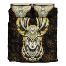 Ligerking Bedding Set - Viking Valkyrie Gold Bedding Set A95