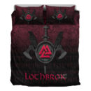 Ligerking Bedding Set - Ragnar Lothbrok - Ragnar Lodbrok - Viking Warrior - Red Version Bedding Set A7