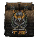 Ligerking Bedding Set - Viking Blood Run Through My Veins Bedding Set A7