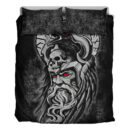 Ligerking Bedding Set - Raven Of Odin Viking Skull Viking Bedding Set A95