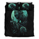 Ligerking Bedding Set - Fenrir Wolf and Moon Bedding Set A35