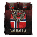 Ligerking Bedding Set - Valkyrie Your Ride to Valhalla Norway Bedding Set A7