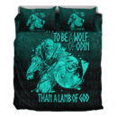 Ligerking Bedding Set - It's Better To Be A Wolf Of Odin Than A Lamb Of God Bedding Set A7