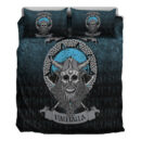 Ligerking Bedding Set - Glory or Valhalla Viking Skull Bedding Set A7