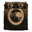 Ligerking Bedding Set - Wolf Of Odin - Gold Version Bedding Set A7
