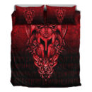 Ligerking Bedding Set - The Armor Of Viking - Red Version Bedding Set A7