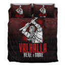 Ligerking Bedding Set - Valhalla Here I Come Viking Bedding Set A7