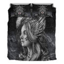 Ligerking Bedding Set - Valkyries Sad Viking Bedding Set A95
