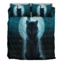 Ligerking Bedding Set - Fenrir Viking Wolf - Cyan Version Bedding Set A7
