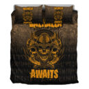 Ligerking Bedding Set -Valhalla-Awaits-Warrior Bedding Set A7