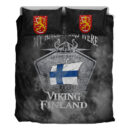 Ligerking Bedding Set - Viking Finland Drakka Scandinavian Bedding Set A31