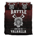 Ligerking Bedding Set - Die in Battle and Go To Valhalla Bedding Set A7