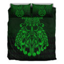 Ligerking Bedding Set - Vikings Odin Valhalla - Green Version Bedding Set A7