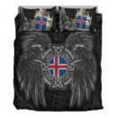 Ligerking Bedding Set - Iceland Viking Raven Bedding Set A95