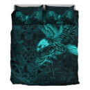 Ligerking Bedding Set - Raven Mjolnir Turquoise Bedding Set A95