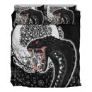 Ligerking Bedding Set - Jomngandr and Yggdrasil Black and White Bedding Set A35